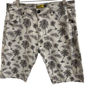 Vertical Sport Authentic Men Palm Tree Flat Front Shorts Size 36 SKU 1626